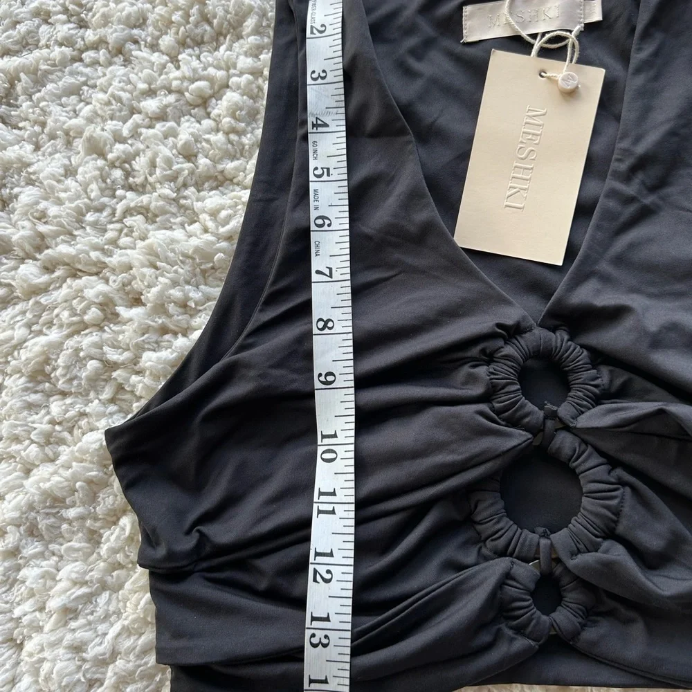 Mesjki Black skyler triple O  Crop Top Size XL - Picture 11 of 13